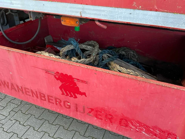 2001 nooteboom ovb-55-03v uitschuifbare vlakke trailer 29 meter - afbeelding 11 van  35