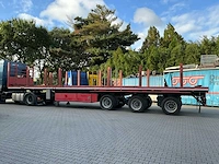2001 nooteboom ovb-55-03v uitschuifbare vlakke trailer 29 meter - afbeelding 31 van  35
