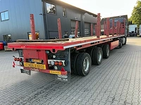 2001 nooteboom ovb-55-03v uitschuifbare vlakke trailer 29 meter - afbeelding 26 van  35