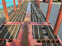 2001 nooteboom ovb-55-03v uitschuifbare vlakke trailer 29 meter - afbeelding 26 van  29