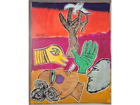 2001 offset print corneille ‘la baobab’ - afbeelding 1 van  2