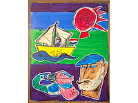 2001 offset print corneille ‘le chant de la sirene’ - afbeelding 1 van  2