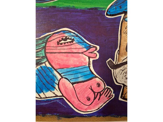 2001 offset print corneille ‘le chant de la sirene’ - afbeelding 2 van  2