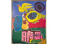 2001 offset print corneille ‘petite cite radieuse’ - afbeelding 1 van  2