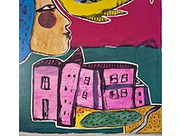 2001 offset print corneille ‘petite cite radieuse’ - afbeelding 2 van  2