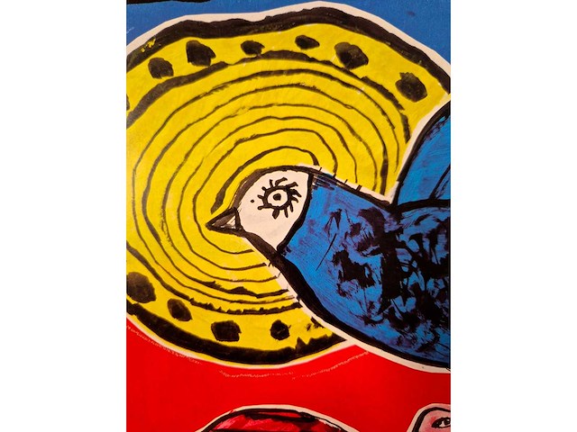 2001 offset print corneille ‘tete pensive au milieu’ - afbeelding 2 van  2