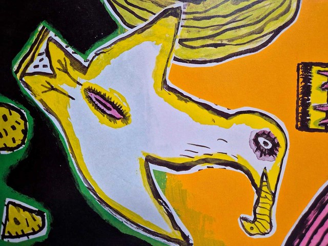 2001 offset print corneille ‘tete pensive’ - afbeelding 2 van  2