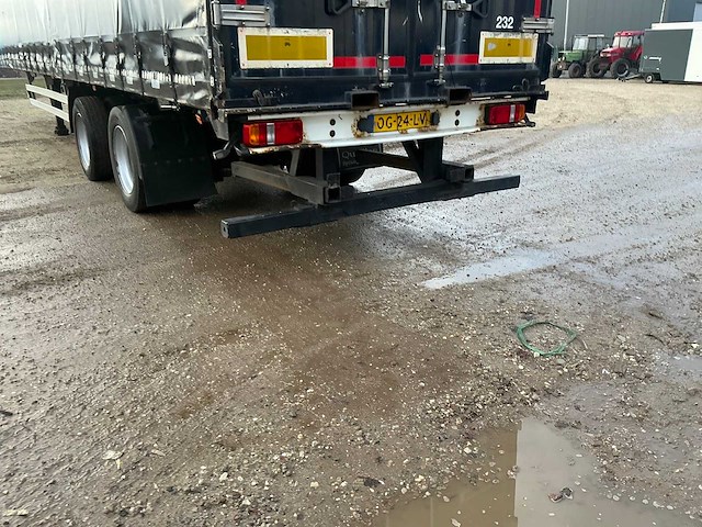 2001 pacton t2-001 tautliner oplegger - afbeelding 19 van  20