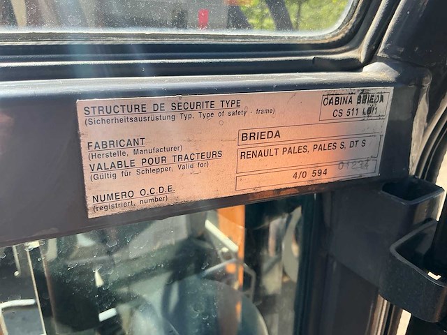 2001 renault r3222ca vierwielaangedreven landbouwtractor - afbeelding 26 van  32