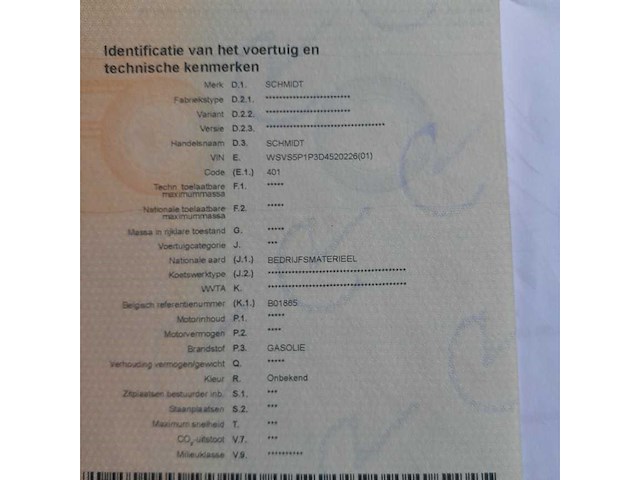 2001 schmidt cleango 400 straatveegmachine - afbeelding 3 van  28