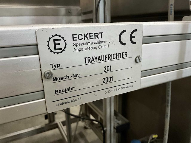 2001 smurfit kappa trayaufrichter kartonopzetmachine (c) - afbeelding 2 van  10