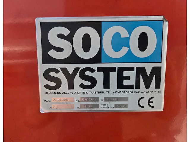 2001 soco pm1000 palletfoliewikkelaar - afbeelding 4 van  4