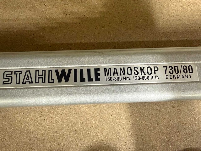 2001 stahlwille manoskop 730/80 momentsleutelset - afbeelding 7 van  8