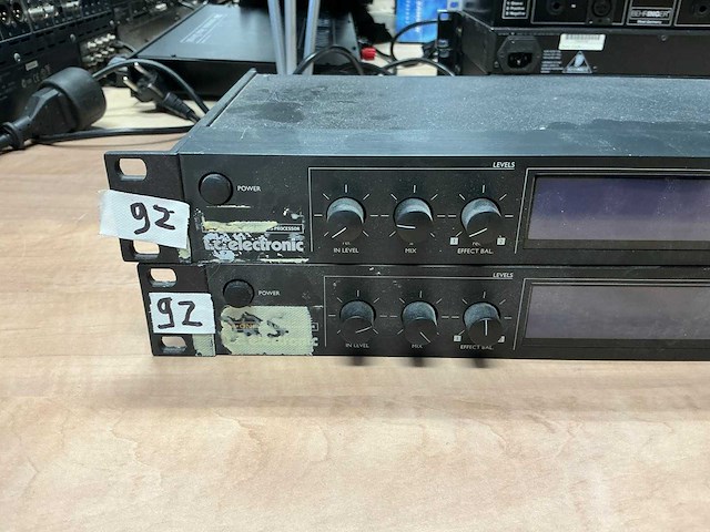 2001 tc electronics m-one stereo galm (2x) - afbeelding 3 van  6