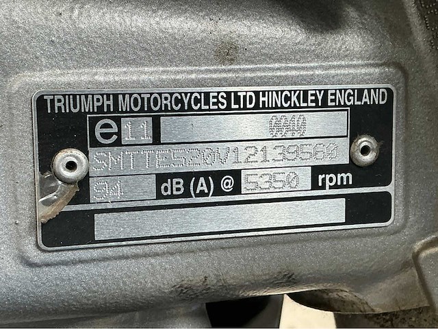 2001 triumph sport daytona 955i motorfiets, mp-bl-65 - afbeelding 4 van  12