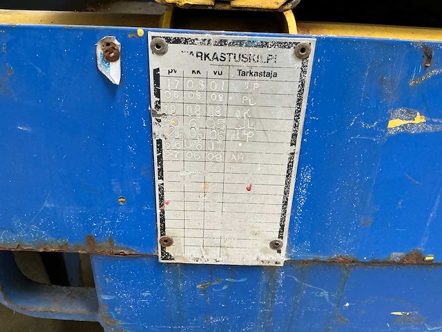 2001 upright 66850-021 hoogwerker - afbeelding 9 van  17