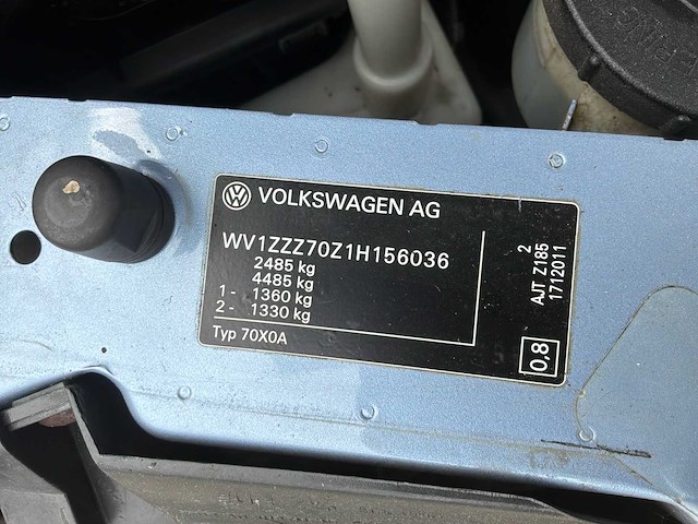 2001 volkswagen transporter 2.5 tdi 292 t800 dc camper - afbeelding 40 van  45