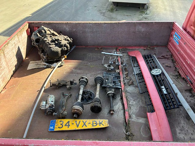 2001 volkswagen transporter t4 pick up 332 dc 2.5 tdi personenauto - afbeelding 9 van  16