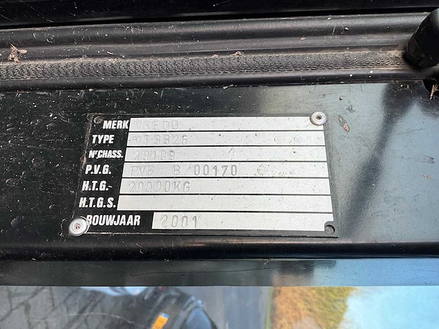 2001 vredo vt3326 zelfrijdende bemestertank - afbeelding 19 van  38