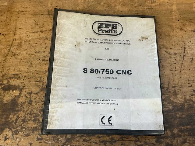 2001 zps prefix s-80 / 750 cnc draaibank - afbeelding 37 van  112
