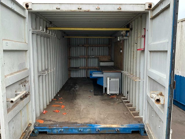 2002 20ft zeecontainer met werkplaatsinrichting - afbeelding 5 van  10
