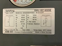2002 abb ccff middenspanningsgasgeïsoleerde compacte schakelinstallatie - afbeelding 2 van  2