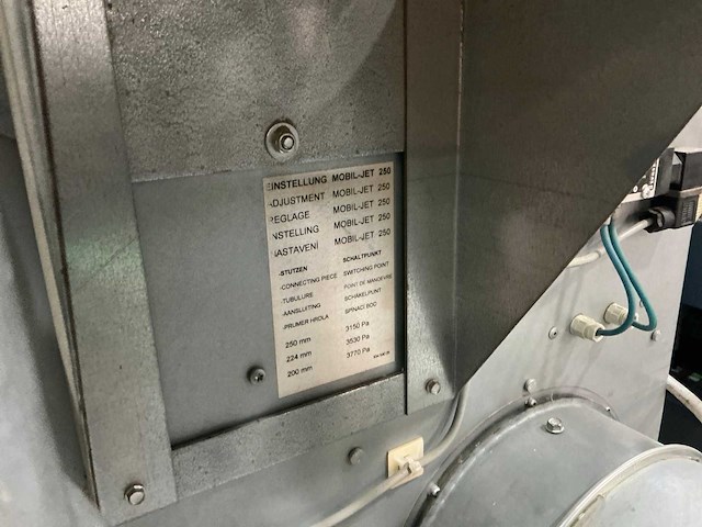 2002 al-ko mobil jet 250 mobiele stofafzuiging unit - afbeelding 10 van  26