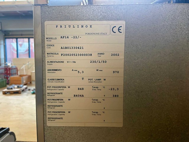 2002 alinox af14 -22/- laboratorium vriezer - afbeelding 2 van  10