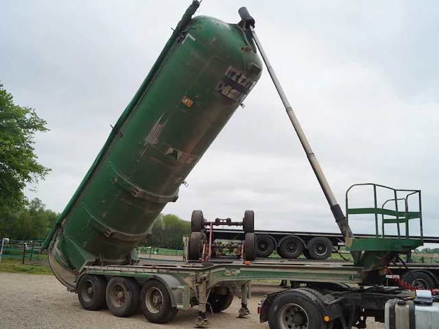 2002 benalu t34c 3-assige aluminium kipperoplegger – 31 m³ – liftas - afbeelding 2 van  8