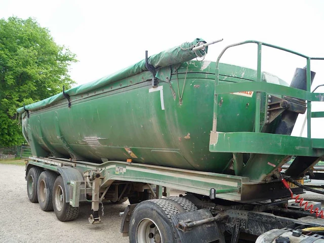 2002 benalu t34c 3-assige aluminium kipperoplegger – 31 m³ – liftas - afbeelding 3 van  8