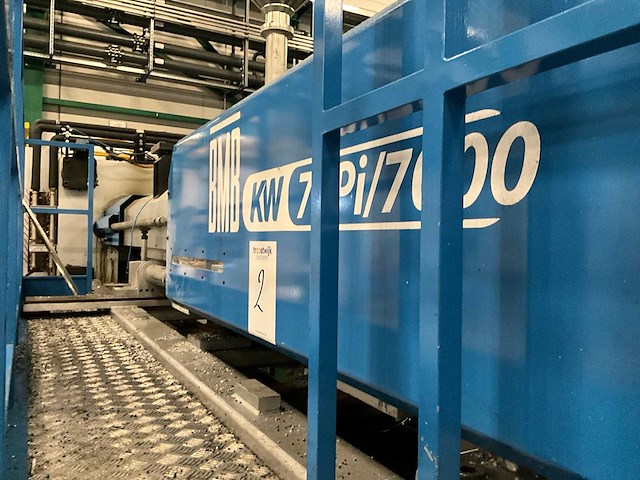 2002 bmb kw 70pi/7000 spuitgietmachine - afbeelding 34 van  35