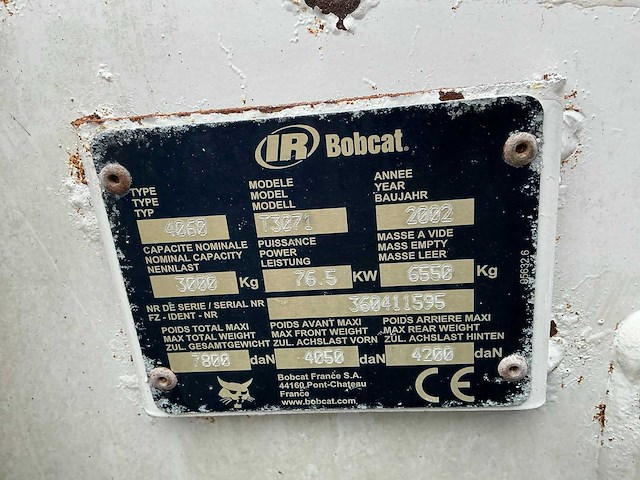 2002 bobcat t3071 verreiker - afbeelding 37 van  37