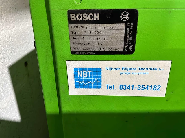 2002 bosch fis 550 automotive diagnostische apparaat - afbeelding 1 van  5