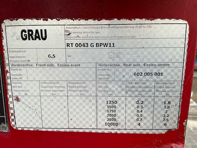 2002 bulthuis bult-2000 oplegger - afbeelding 24 van  31