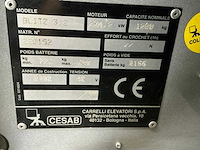 2002 cesab blitz 312 vorkheftruck - afbeelding 7 van  10