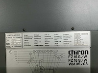 2002 chiron fz 15 w high speed cnc-bewerkingscentrum - afbeelding 10 van  12