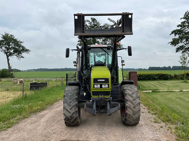 2002 claas ares 656 rz vierwielaangedreven landbouwtractor met voorlader - afbeelding 20 van  26