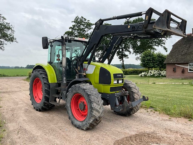 2002 claas ares 656 rz vierwielaangedreven landbouwtractor met voorlader - afbeelding 21 van  26