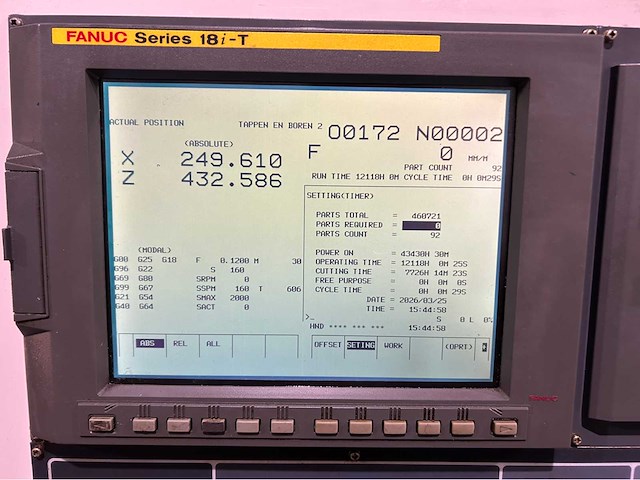 2002 daewoo puma 230b cnc-draaibank - afbeelding 14 van  17