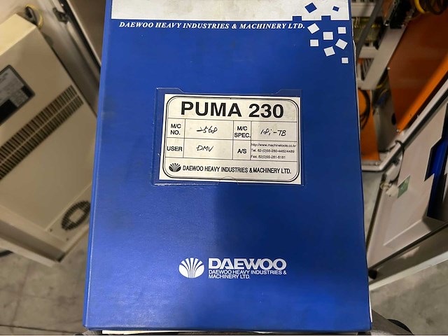 2002 daewoo puma 230b cnc-draaibank - afbeelding 5 van  11