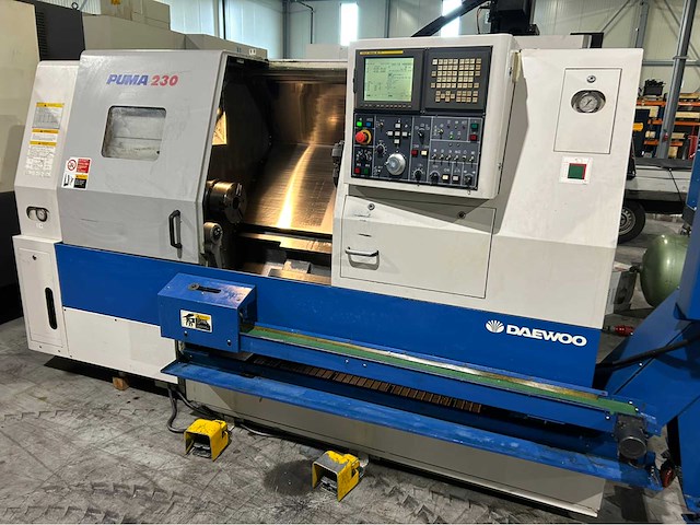 2002 daewoo puma 230b cnc-draaibank - afbeelding 9 van  11