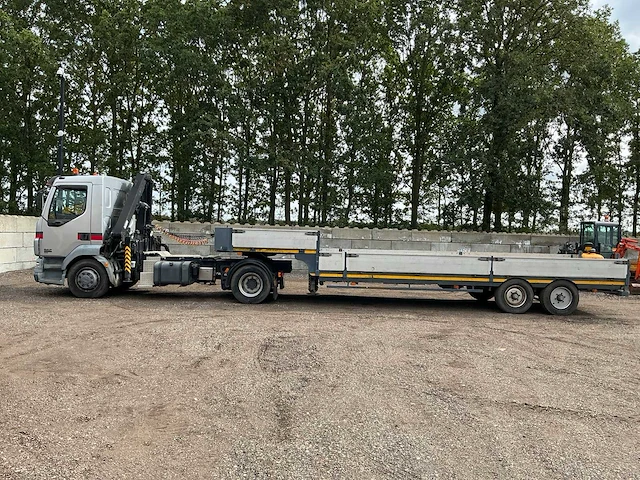 2002 daf lf 55.180 vrachtwagen met palfinger pk7000 autolaadkraan en baveck 150 oplegger - afbeelding 12 van  84