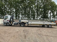 2002 daf lf 55.180 vrachtwagen met palfinger pk7000 autolaadkraan en baveck 150 oplegger - afbeelding 12 van  84