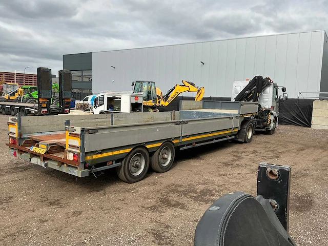 2002 daf lf 55.180 vrachtwagen met palfinger pk7000 autolaadkraan en baveck 150 oplegger - afbeelding 44 van  84