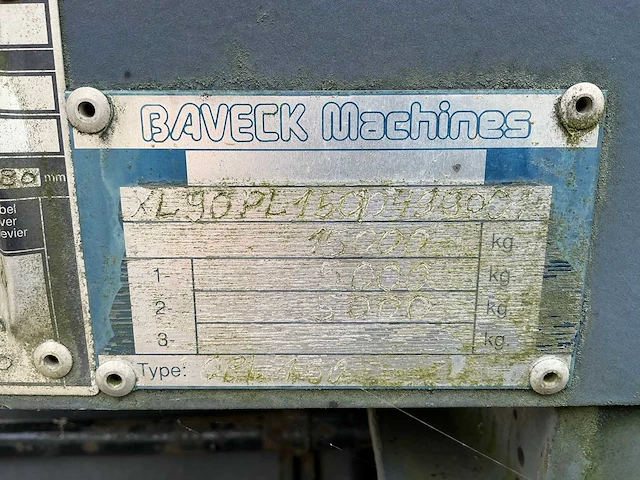 2002 daf lf 55.180 vrachtwagen met palfinger pk7000 autolaadkraan en baveck 150 oplegger - afbeelding 80 van  84