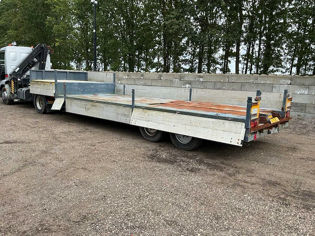 2002 daf lf 55.180 vrachtwagen met palfinger pk7000 autolaadkraan en baveck 150 oplegger - afbeelding 66 van  80