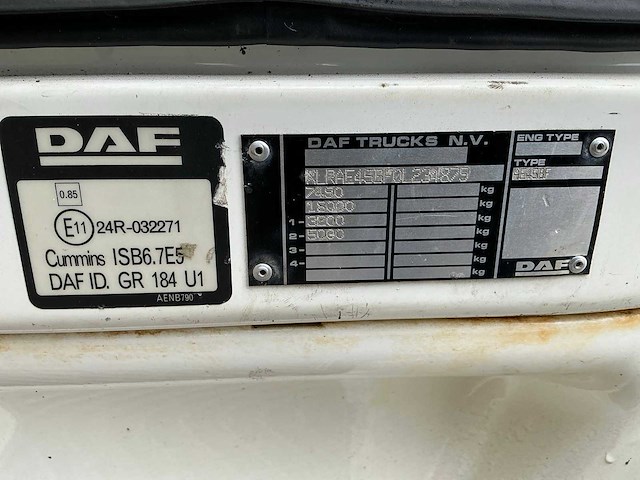 2002 daf lf vrachtwagen - afbeelding 33 van  33