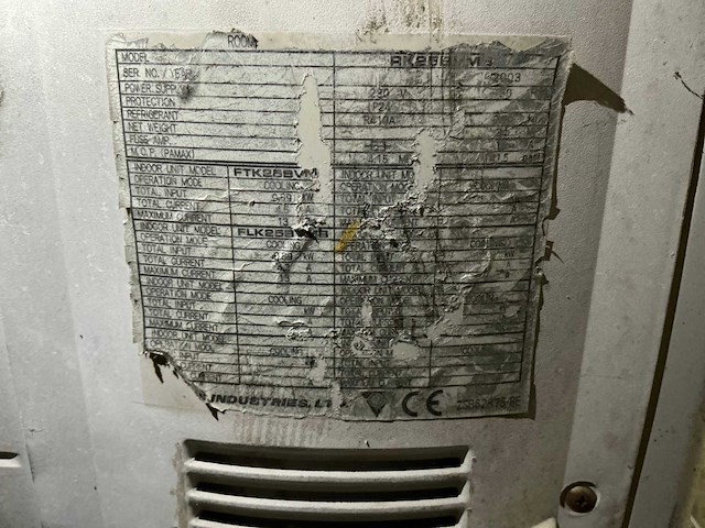2002 daikin split airco - afbeelding 6 van  6