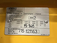 2002 demag 6.300 kg x 26,98m bovenloopkraan - afbeelding 2 van  22