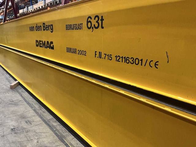 2002 demag 6.300 kg x 26,98m bovenloopkraan - afbeelding 20 van  22